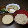 【節約13】玄米とろろ飯 と 豚吸い　85