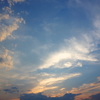 今日の一枚「海の日の夕雲」(2017.07.17)[雲][夕空]