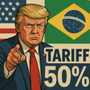 トランプ氏、ブラジルに関税50％を通告