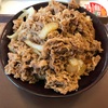 寝不足やけどキング牛丼挑戦してきた。