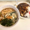 【6/27で閉店】きぬそば（末広町）天ぷらそば ミニカレーセット（天ぷら→カツに変更）