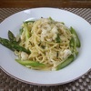 真ガレイのパスタ②オイルソース
