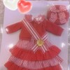 No.0727A　ファッションコレクションDX by赤いカメラ‐3　サッシュ付きドレスセット（22㎝女の子サイズ）