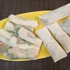 春巻の会で、揚げながらアツアツをいろいろ楽しみました！