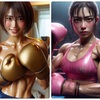 【今日の筋肉】 筋肉AI最前線！💪筋肉美少女ボクサー💪を創り出す”E.F.B.”さん🔥の厳選作品❤️をご紹介します！！