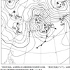 2015/03/10　今日は風が強くて雪もちらつく。縦縞で北から寒気も入り込む