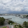 ふじのくに田子の浦みなと公園にて田子の浦を見る