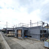 間もなく足場解体