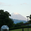 初冠雪の富士山と