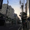 早朝の松山市繁華街