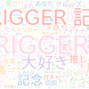 　Twitterキーワード[#TRIGGER記念日2020]　09/18_01:17から60分のつぶやき雲