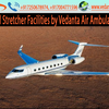 High medical caring support with MD Doctors by Vedanta Air Ambulance Service in Varanasi