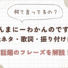 「ほんまにーわかんのですかー」の元ネタは？歌詞・振り付けも解説！