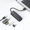 【2022新登場】usbハブ 3.0 4ポート iDsonix usb hub 小型 増設 5Gbps高速転送 バスパワー コンパクト ノートPC対応 Mac OS/Windows/Android/Linux対応 ブラック