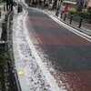 桜の絨毯