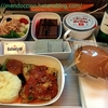 ドバイ2018　エミレーツ航空 往路の機内食