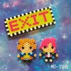 【お笑い芸人】EXIT☆＊*りんたろー&かねちー　アイロンビーズ図案