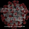 933食目「新型コロナウイルスの生存期間」どんなものに強く、どんなものに弱いのか
