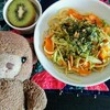 今日のごはん:お茶漬けの素でかんたんパスタ