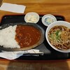 西川口の「二幸」でハヤシライスとそばのランチセットを食べました🍛