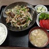 西川口の「あおき食堂」でレバハツニラ炒め定食を食べました★