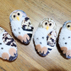109　フクロウのブローチ