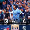 ALCS第3戦は打撃戦　ブルージェイズが13得点でマリナーズを圧倒