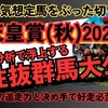 【天皇賞秋2025】上位人気に不安材料！？抜群の追走力と決め手で浮上するオススメ穴馬とは？ラップ分析で徹底予想！