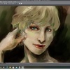 油絵風チャレンジ　ミラ・ジョヴォヴィッチ②