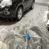 雪降る日にタイヤ交換は遅いだろ！エクストレイルのタイヤ交換の巻