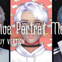 V系メイクも簡単 Liveportraitmaker Guysでイケメン作ってみた もとみんわーく 創作オタクの視点と思考