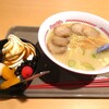 スガキヤ　肉入りラーメン・あんみつ