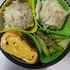 お弁当を作りました！(キャベツの花シュウマイ)