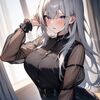 see through sleeves (シースルー) by Animagine XL V3.1