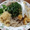 薬味蕎麦（山本食品『信州更科 十割そば』）