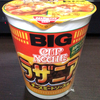 【カップヌードル】日清　カップヌードルBIG ラザニア　チーズミートソース味（味、カロリーなど）