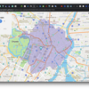 Mapbox の Isochrone API を使用してみた。