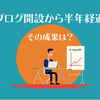 【はてなブログ】気付けば開設して半年経過。やってて良かった『6ヶ月間で得られる報酬まとめ』 〜 実体験編 〜