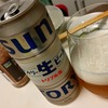 日常：サントリー生ビール トリプル生を飲んでいる