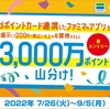 dポイントクラブ、「ファミペイ限定！ポイントカード連携のお買物で3,000万ポイント山分けキャンペーン！！」を実施
