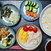 お昼ご飯に半田そうめん　冷蔵庫で育て中のぬか漬け