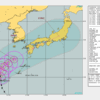 台風１６号（マラカス）接近中　　