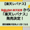 【楽天レバナス】楽天証券から楽天レバナスが開始！従来の大和レバナスとの違いなどまとめ