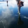 国後島のニキショロ湖   今年もサハリンから釣り人がやってきた