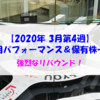 【株式】週間運用パフォーマンス＆保有株一覧（2020.3.27時点）  強烈なリバウンド！