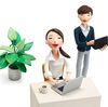 働く女性  リモートワーク  おしゃれな女性  ビジネス  テレワーク イラスト素材