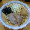 【新橋】 背脂煮干中華そば 和市 新橋本店「味玉 背脂煮干中華そば(1000円)＋玉ねぎ(100円)」