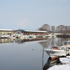 雪の湖北をゆくその５（南浜水泳場）