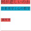 【音楽美学】悲しい曲を聴いても悲しみが生じるわけじゃない