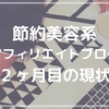 節約美容系アフィリエイトブログの現状！２ヶ月目のＰＶ数など勝手に公開します